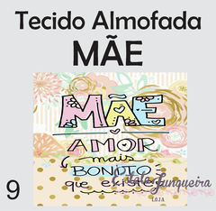 tecido almofada ou bolsa mae 9