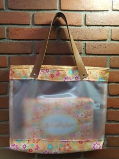 Bolsa Multi-uso Floral amarelo