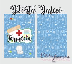 KiT Tecidos Porta Jaleco Farmacia