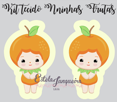 kit tecido naninha boneca fruta laranja - comprar online