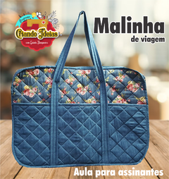 Aula online- Bolsa Mala- malinha de viagem