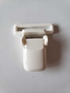 Clips para fazer prendedor de chupeta branco