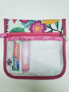 Kit higiene bucal - Colorido Rosa