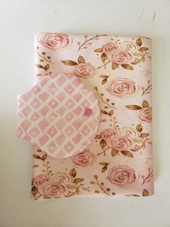 Capa de Bíblia - Floral rosa - comprar online