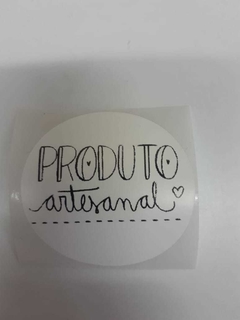 ETIQUETAS REDONDAS PRODUTO ARTESANAL - comprar online