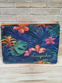 necessaire limpinha e sujinha floral 2 - comprar online