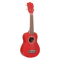 Ukelele Soprano Estudio Rojo (Incluye Funda)