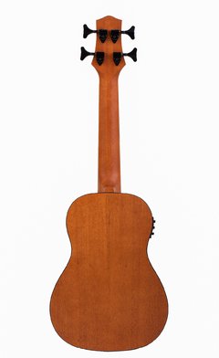 Bamboo Uke-bass Ukelele Bajo Con Eq Afinador Tapa Pino Funda en internet