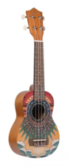 Ukelele Soprano U-21 Sunshine Estampado Con Funda