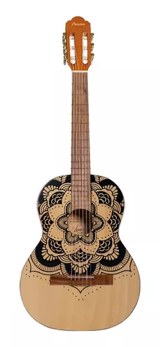 Guitarra Criolla 3/4 Gc36 Mandala Estampada Con Funda - comprar online