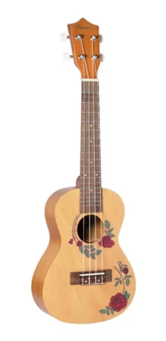 Ukelele Soprano U-21 Roses Con Funda - comprar online