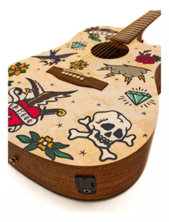 Guitarra Electroacústica Ga-41 Old School Con Funda - tienda online