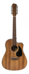 Guitarra Electroacústica 12 Cuerdas Koa 4012 Con Funda Acolchada