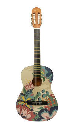 Guitarra Clásica Travel Diseño Caramelle (Incluye Funda Acolchada) - comprar online