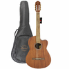 Guitarra Criolla Clasica Bamboo Gc-39 Mahogany Con Funda