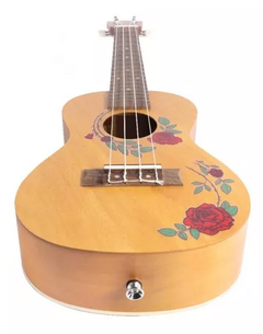 Ukelele Soprano U-21 Roses Con Funda - tienda online