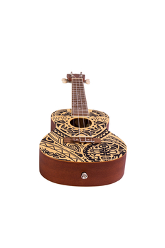 Ukelele Concierto Diseño Tribal Incluye Funda - tienda online