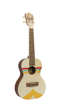 Ukelele Concierto Bamboo U-23 Summer Vibes Con Funda Pua en internet