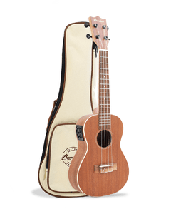 Ukelele Concierto Sapele con EQ (Incluye funda acolchada) - comprar online