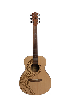 Guitarra Acústica Bamboo Ga 38 Pacifica Con Tensor Y Funda