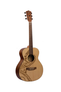 Guitarra Acústica Bamboo Ga 38 Pacifica Con Tensor Y Funda en internet