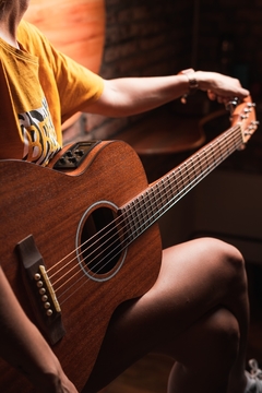 Guitarra Electroacustica 38 Bamboo Mahogany Incluye Funda - comprar online