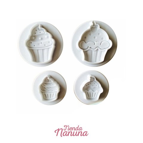 Cortantes - Cupcakes x4