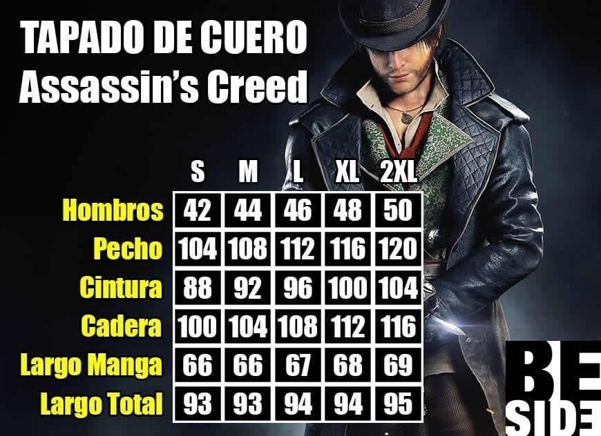 Tapado de cuero Assassins Creed Syndicate. Trench