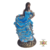 Estátua de Gesso Cigana Vestido Azul 25cm