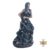 Estátua de Gesso Cigana Vestido Preto 40cm