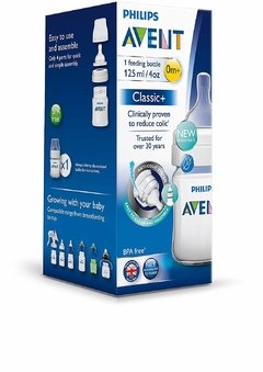 Mamadera avent classic 125ml 0m+