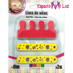 Lima de uñas para bebe (disponible en amarillo)