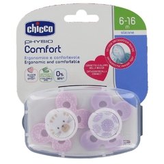 Chupete chicco comfort 6/16 rosa