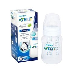 Mamadera avent classic 260ml 1m+