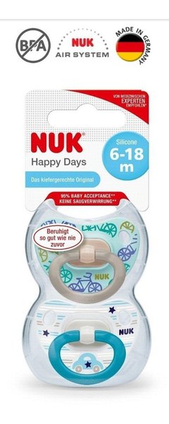 Chupete nuk happy days 6-18 nene