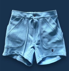 Short Tenis Plain Cameron Celeste