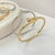 Bracelete Prego Cartier Zircônias HPI02511 -2 (12 unidades)