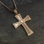 Colar Crucifixo Zircônias QCA15290 (12 unidades) - comprar online