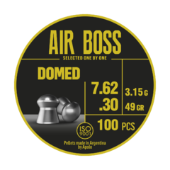 2 latas balines domed air boss 7,62 X 100