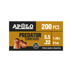 Balines Cobreados Predator 5.5 x 200