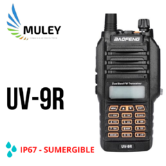 Handy Baofeng Uv 9r 8w Uhf- Vhf Ip67+auriculares +factura A