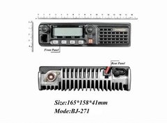 BASE MOVIL BAOJIE BJ-271 PLUS VHF / 60W - tienda online