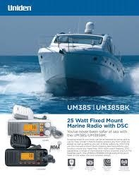 Base Nautica Uniden Um-385 25w Dist Oficial - MULEY S.A