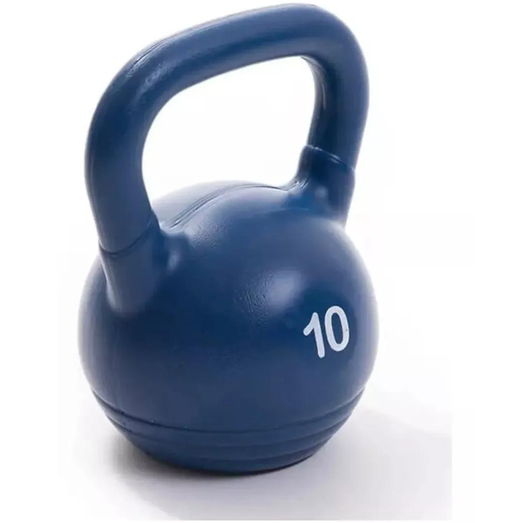 Pesa Rusa de Plástico Kettlebell 10 Kg. - White Salud