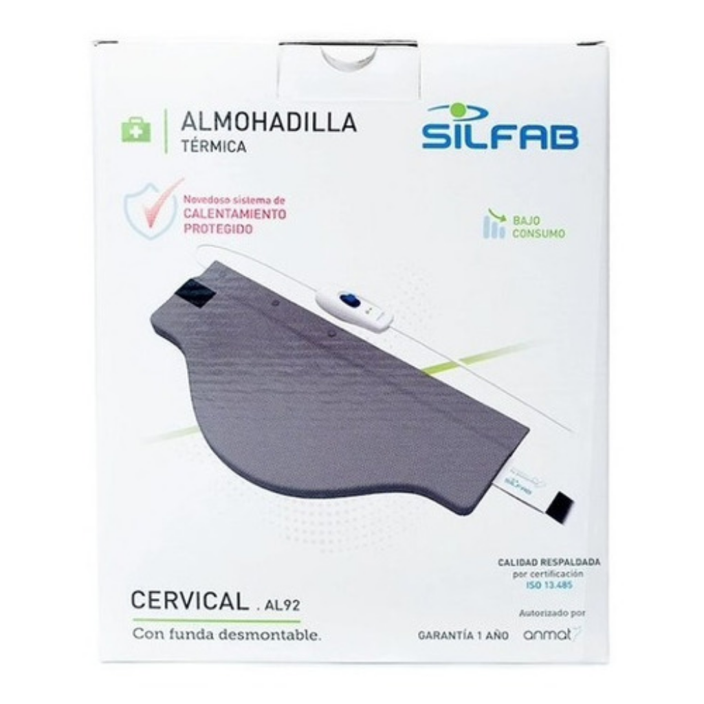 Almohadilla Térmica Eléctrica Para Cervical - White Salud