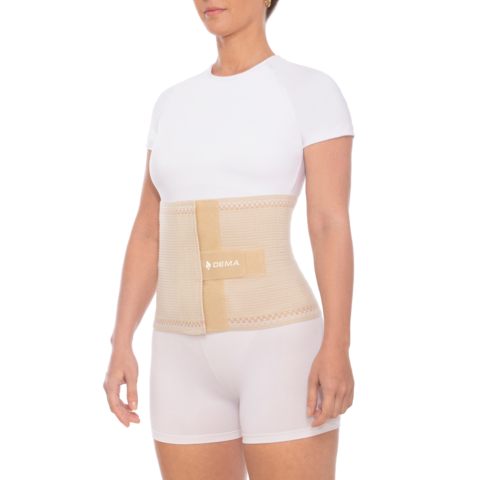 Faja abdominal para hombre y mujer puro algodón POST OPERATORIA H. 27 (Tg.  L)