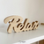 Palabra de madera - RELAX (roble americano) - comprar online