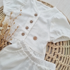 Conjunto de Lino Off White - comprar online