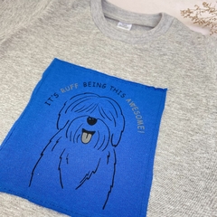 Remera Perrito Gris - comprar online