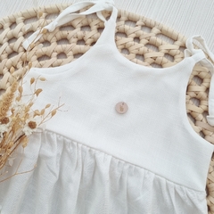 Vestido Solero Lino Off White - comprar online